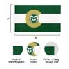 Desert Cactus Colorado State University CSU Flag - 3 x 5 Feet Rams Banner, Indoor/Outdoor Durable Fabric, 100% Polyester Design (Style T) view 3