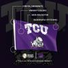 Desert Cactus Texas Christian University TCU Flag - 3 x 5 Feet Frogs Banner, Indoor/Outdoor Durable Fabric, 100% Polyester Design (Style B) view 4
