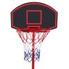 Outdoor Basketball rac Portable Removable Adjustable Teenager Basketball Rack Black & Red view 3