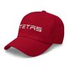 RIVEMUG Funny Tetas Embroidered Cap Relaxed Fit Curved Bill Low Crown Non Structured Spanish Word Titties Adjustable Hat Cranberry view 1