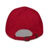 RIVEMUG Funny Tetas Embroidered Cap Relaxed Fit Curved Bill Low Crown Non Structured Spanish Word Titties Adjustable Hat Cranberry view 4