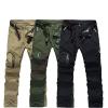 Quick Dry Removable Hiking Pants Outdoor Summer Breathable Shorts Mountain Camping Trekking Trousers s1 Black S view 2