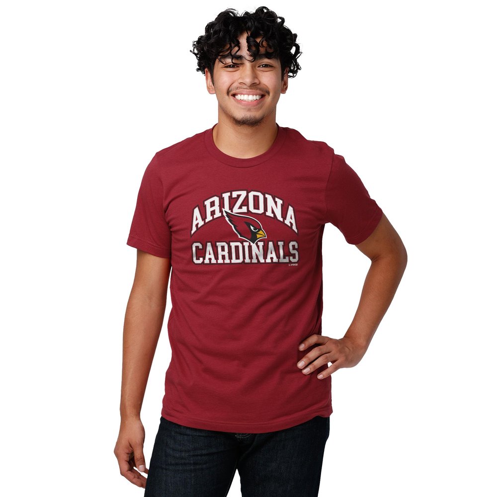 Arizona Cardinals Arched Wordmark Primary Color T-Shirt - XXX-Large
