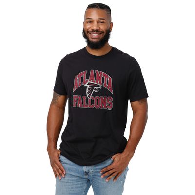 Atlanta Falcons Arched Wordmark Black T-Shirt - XX-Large