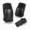 HUFFA Knee Pads Elbows Pads Wrist Guards 3 in 1 Safety Protective Gear Set for Skateboarding, Inline Roller Skating Bike (Color : Black, Size : Large) view 3