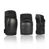 HUFFA Knee Pads Elbows Pads Wrist Guards 3 in 1 Safety Protective Gear Set for Skateboarding, Inline Roller Skating Bike (Color : Black, Size : Large) view 4