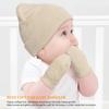 Baby Beanie Hat Gloves Set, Kids Winter Warm Knit Hat with glvoes,Toddler Soft Beanie for Little Boys Little Girls Children view 3