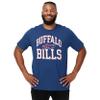 Buffalo Bills Arched Wordmark Primary Color T-Shirt - Medium view 1