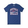 Buffalo Bills Arched Wordmark Primary Color T-Shirt - Medium view 2