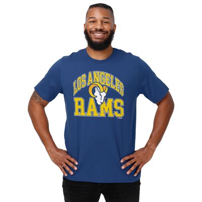 Los Angeles Rams Arched Wordmark Primary Color T-Shirt - XX-Large