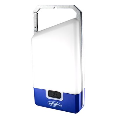 Police Security Slim Lantern - 210 Lumens Bright LED Light - 3 Modes, Aluminum Handle, Carabiner Hook, Water-Resistant - 3AAA Batteries - Perfect for Camping & Outdoors