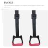 jojofuny Kids Gymnastic Rings Set with Adjustable Nylon Straps and Steel Buckles Professional Pull up Rings for Home Strength Training and Outdoor Fitness view 3