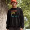 Weekends Coffee and Swim Meets Sweatshirt with Pocket - Swimmer Stuff - Swimmer Gift Ideas - Black, S view 4