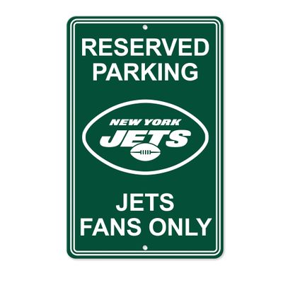 Rico Industries NFL 11" x 17" Plastic Parking Sign (New York Jets)