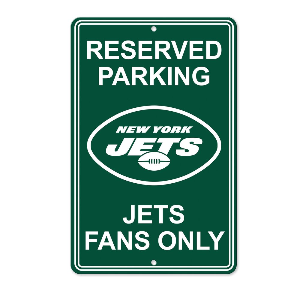 Rico Industries NFL 11" x 17" Plastic Parking Sign (New York Jets)
