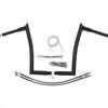 Fat Baggers, Inc. 909314-B 1-1/4in. EZ Install Handlebar Kit with Pointed Top Handlebars - Gloss Black view 1