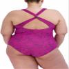 Eddie Bauer Womens Midweight Ruched Shaping One Piece Swimsuit (Medium, Pink) view 4