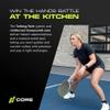 CORE Pickleball-PRO4G|GEN4 Pickleball Paddles - Maximum Power High Density-Foam - MAX Control Dual Foam-Bracing - MAX-Spin Raw Carbon Fiber - Reverse Tear Drop Shape FoamHalo Pickleball Paddle -16mm view 2