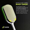 CORE Pickleball-PRO4G|GEN4 Pickleball Paddles - Maximum Power High Density-Foam - MAX Control Dual Foam-Bracing - MAX-Spin Raw Carbon Fiber - Reverse Tear Drop Shape FoamHalo Pickleball Paddle -16mm view 3
