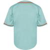 JKNAKN Blank Baseball Button Down Jersey Plain Short Sleeve Hipster Hip Hop T Shirts Jersey (X-Large, Light-Blue) view 3
