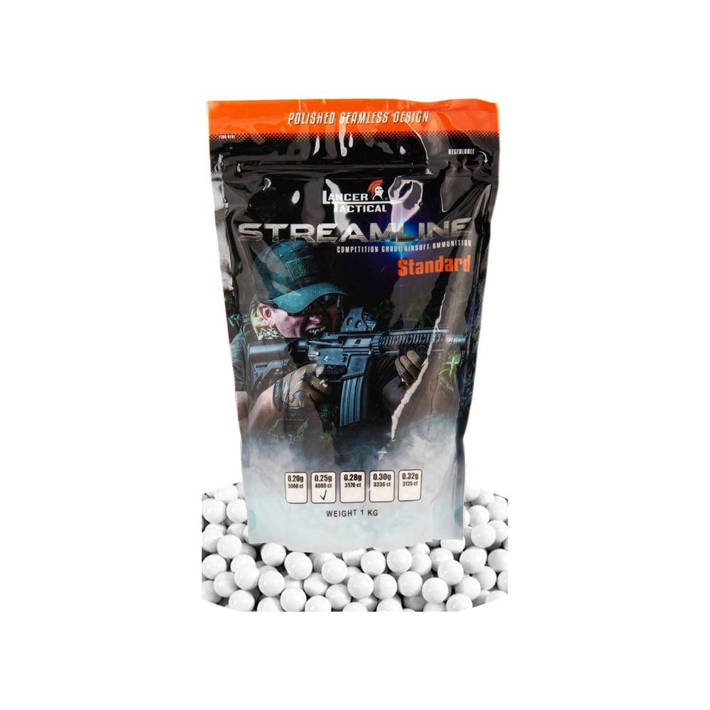 Lancer Tactical Streamline Competition Grade Airsoft BBS 0.25g-0.32g-Made in Taiwan