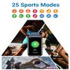 Amzhero Health Fitness Tracker with 24/7 Heart Rate, Blood Oxygen, Blood Pressure, Sleep Tracker, 5ATM Waterproof Activity Trackers with Step Tracker, Pedometer (S & L Bands Included) view 3