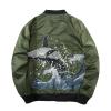 MQMYJSP Spring Yokosuka Embroidered Jacket Men Japan Sukajan University Baseball Jackets Pilot Coat Quilited Clothing 2 XL view 1