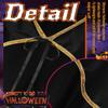 Aukmla Velvet Cape Short Halloween Cloak Cosplay Costume Shawl Wrap with Gold Sequin Edge for Women and Girls (Black) view 4