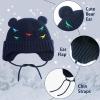 BAVST Baby Beanie Hat for Winter with Earfalp Cute Bear Kids Toddler Girls Boys Warm Knit Cap 0-2Years D-Navy view 2