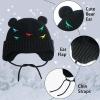 BAVST Baby Beanie Hat for Winter with Earfalp Cute Bear Kids Toddler Girls Boys Warm Knit Cap 0-2Years D-Black view 2