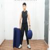 Christian Grey Bundle Cushion Set - Zafu Pillow & Zabuton Mat, Eco-Friendly Kapok Fill - Perfect for Yoga, Meditation, Zen - Round Zafu Pillow and Square Roll-Up Mats(006C-Ruby) view 2