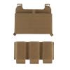 JFFCESTORE Tactical Placard Front Flap Hanging Pouch Pack Magazine with Elastic Insert Kangaroo Mag Holster Pouch for Tactical Vest (Tan) view 1