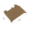 JFFCESTORE Tactical Placard Front Flap Hanging Pouch Pack Magazine with Elastic Insert Kangaroo Mag Holster Pouch for Tactical Vest (Tan) view 3