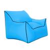 Inflatable Sofa for Adults,Foldable Inflatable Chair,Blow Up Couch Lounger,Lazy Sofa Chair,Portable Air Sofa for Indoor Living/Tent Camping/Outdoor Activities,Water Resistance (Light Blue) view 1