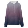ZYXTIM Womens Gradient Fleece Hoodie Sweatshirt with Pockets Drawstring Loose Fitted Casual Cozy Pullover Shirts Daily Wear Purple view 2