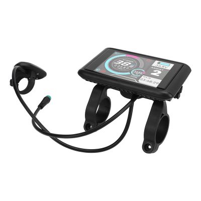 Electric Bike LCD Display, Speed Mileage Display Bike Display Panel Waterproof HD Color Screen for Electric Scooter