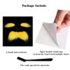 Fake Mustache Set Fake Beard Material Mustaches for Costume and Halloween Festival Party (YellowA) view 4