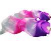 Belly Dance Silk Fan Long Silk Fans 1 Pair Handmade Gradient Color Practice Dancing Fans Belly Dancing Fan4 2XL-250x90Real Silk view 1
