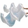 Pulcykp Unisex Silk Veil Dance Fans 1Pair Belly Dance Fans White Color 180 * 90Cm Yellow 230x90cm view 3