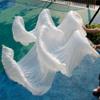 Pulcykp Silk Belly Dance Fan Dance Silk Veils Left+Right Colors 180 * 90 Cm FS102 280x90cm 1 Pair view 4