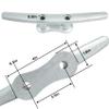 WTMORE Dock Cleats 10 inch, Hot Dipped Galvanized Cast Iron Boat Cleats, Boat Dock Cleats Rope Cleats, Ideal for Boat Deck Yacht Kayak Dock or Home Decoration, Hardware Included (2 Pack) view 3
