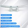 WTMORE Dock Cleats 10 inch, Hot Dipped Galvanized Cast Iron Boat Cleats, Boat Dock Cleats Rope Cleats, Ideal for Boat Deck Yacht Kayak Dock or Home Decoration, Hardware Included (2 Pack) view 4