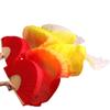 Pulcykp Belly Dance Fan Handmade Dyed Silk Dance Fan Belly Dancing 1 Pair Silk Fans Color15-tw Real silk-250x90cm view 1