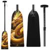 Z&J SPORT Adjustable Dragon Boat Paddle Graphic Blade, IDBF Approved Full Carbon Fiber for Dragon Boat Race (DGN9) view 1