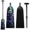 Z&J SPORT Adjustable Dragon Boat Paddle, IDBF Approved Carbon Fiber Paddle, Dragon Graphic Paddle with Adjuster for Dragon Boat Race with Adjustable T Handle (DGN3)