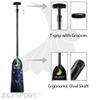 Z&J SPORT Adjustable Dragon Boat Paddle, IDBF Approved Carbon Fiber Paddle, Dragon Graphic Paddle with Adjuster for Dragon Boat Race with Adjustable T Handle (DGN3) view 4