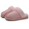Litfun Women's Fuzzy Memory Foam Slippers Fluffy Winter House Shoes Indoor and Outdoor, Dark Pink 10.5-11 view 1
