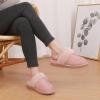 Litfun Women's Fuzzy Memory Foam Slippers Fluffy Winter House Shoes Indoor and Outdoor, Dark Pink 10.5-11 view 3