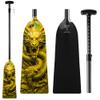 Z&J SPORT Adjustable Dragon Boat Paddle, IDBF Approved Carbon Fiber, Dragon Graphic Paddle for Dragon Boat Race with Adjustable T Handle (DRG2)