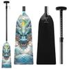 Z&J SPORT Adjustable Dragon Boat Paddle, IDBF Approved Carbon Fiber Paddle, Dragon Graphic Paddle with Adjuster for Dragon Boat Race with Adjustable T Handle (DGN16) view 1